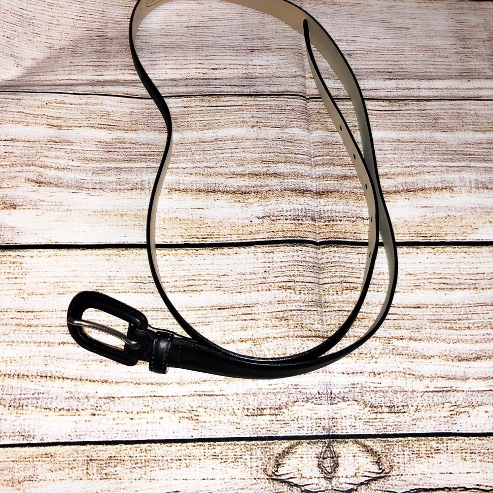 lp Blue Black Skinny Belt Size S